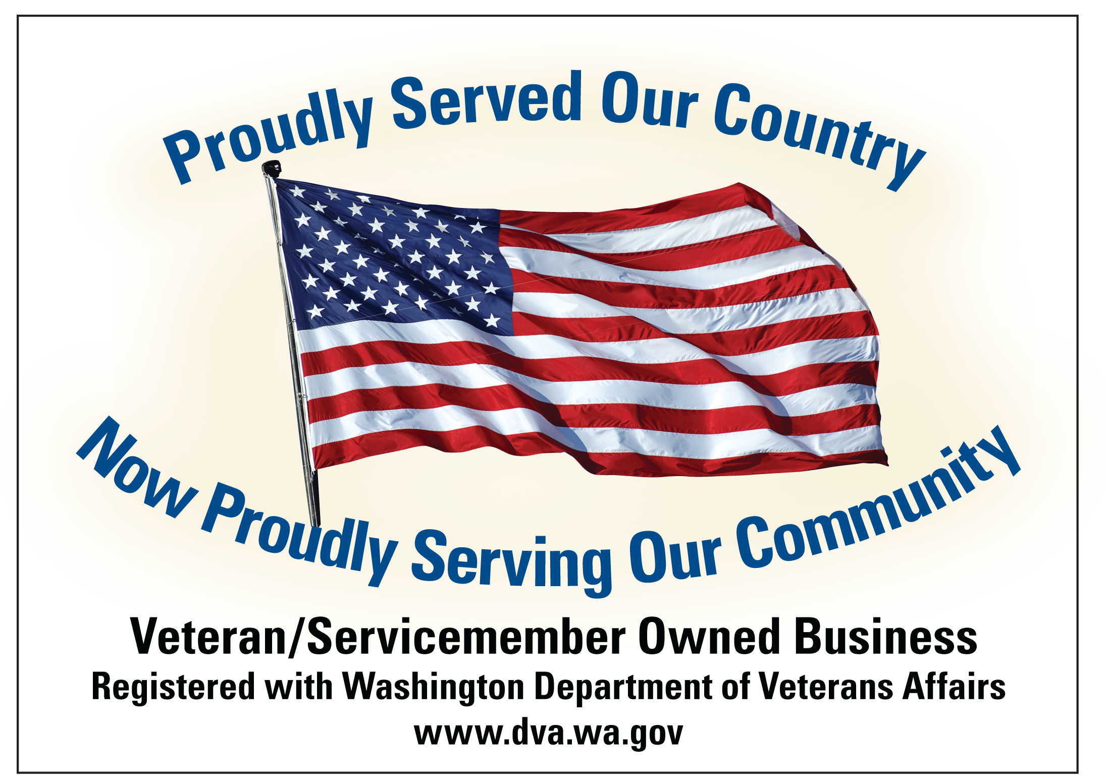 Rainier Digital Solutions is a Certified Veteran Owned Business in the state of Washington